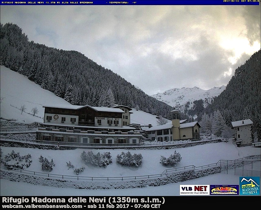 Valle Brembana Il Candido Mantello A Madonna Delle Nevi Meteo Alpi E Prealpi Orobie